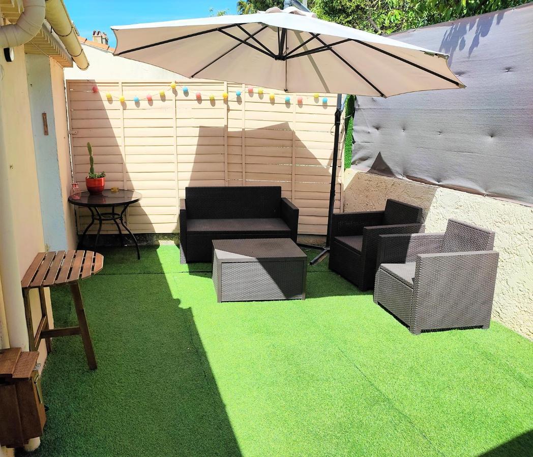 Maison T2 Proche Mer Jardin Spa Jacuzzi Et Parking Six-Fours-les-Plages Luaran gambar